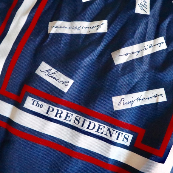 Vintage The Presidents neck scarf - Picture 5 of 6